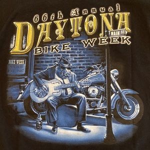 Daytona Beach, 66th Annual Bike Week 2007, Short Sleeve Gildan Tee Shirt